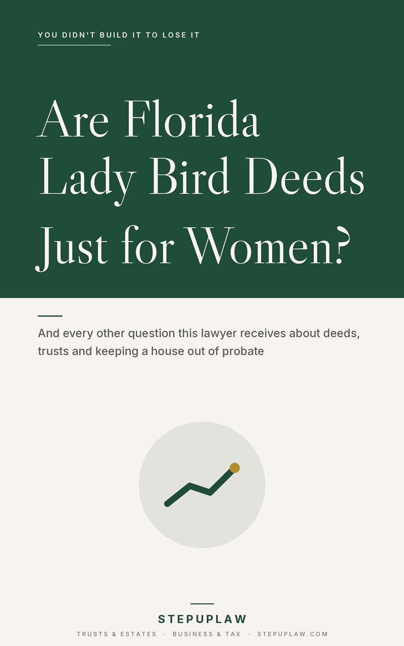 Cover of Are Florida Lady Bird Deeds Just for Women? by Kevin D. Klagge